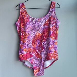 Catalina Pink and White Polka Dot Swimsuit